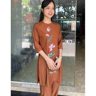 Đồ Lam Đi Chùa # Cách Tân Thêu Chuồn Chuồn # Đồ Bộ Nữ # Quần Áo