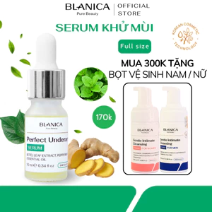 Serum khử mùi hôi nách BLANICA 10ml hỗ trợ khử mùi, giảm tiết mồ hôi cho nách, Hương bạc hà dịu nhẹ