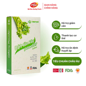Bột Cần Tây Sấy Lạnh Nguyên Chất Quảng Thanh Gói 30gr - Hỗ trợ giảm mỡ bụng, giảm mụn