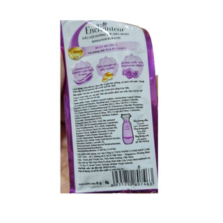 4 Dây 56 Gói Dầu gội Dưỡng Tóc Siêu Mượt Enchanteur 6g Vàng - Tím date mới