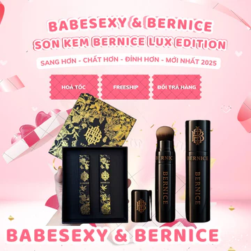 [ NEW ] BST MỚI NHẤT SON KEM BERNICE 2025- FULL 27 MÀU SON / 2 MÀU VỎ - VỎ MỚI NHẤT 2 ĐẦU CỌ SON + SON MƯỚT MỊN ✨