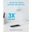 Củ sạc nhanh Anker A2348 2 cổng 1C1A tối đa 20W, tương thích iPhone/Samsung/Xiaomi