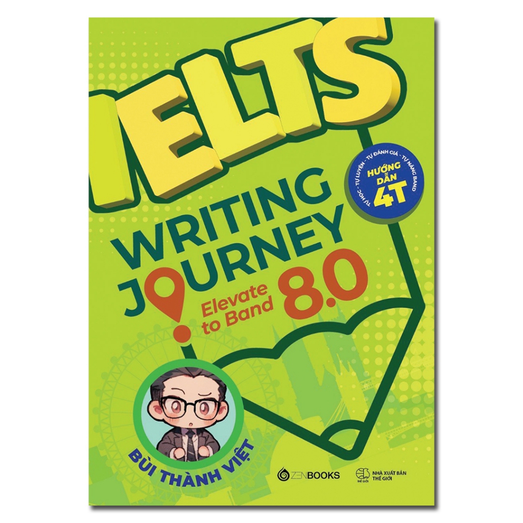 Combo 2 Cuốn Sách Ielts Writing Journey - Từ Band 6.0 Đến Band 8.0