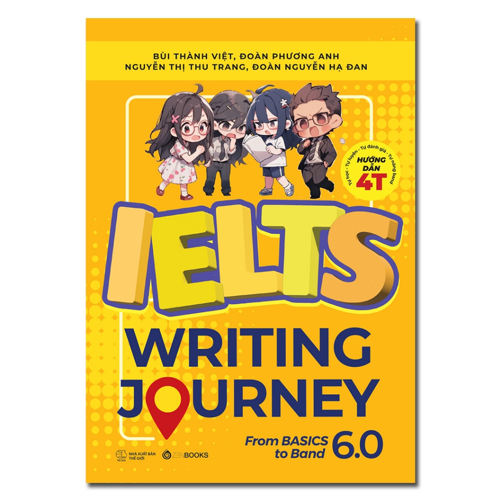 Combo 2 Cuốn Sách Ielts Writing Journey - Từ Band 6.0 Đến Band 8.0