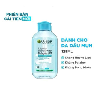 Nước tẩy trang Ganier (xanh) BHA giảm mụn chai 50ml ,125ml