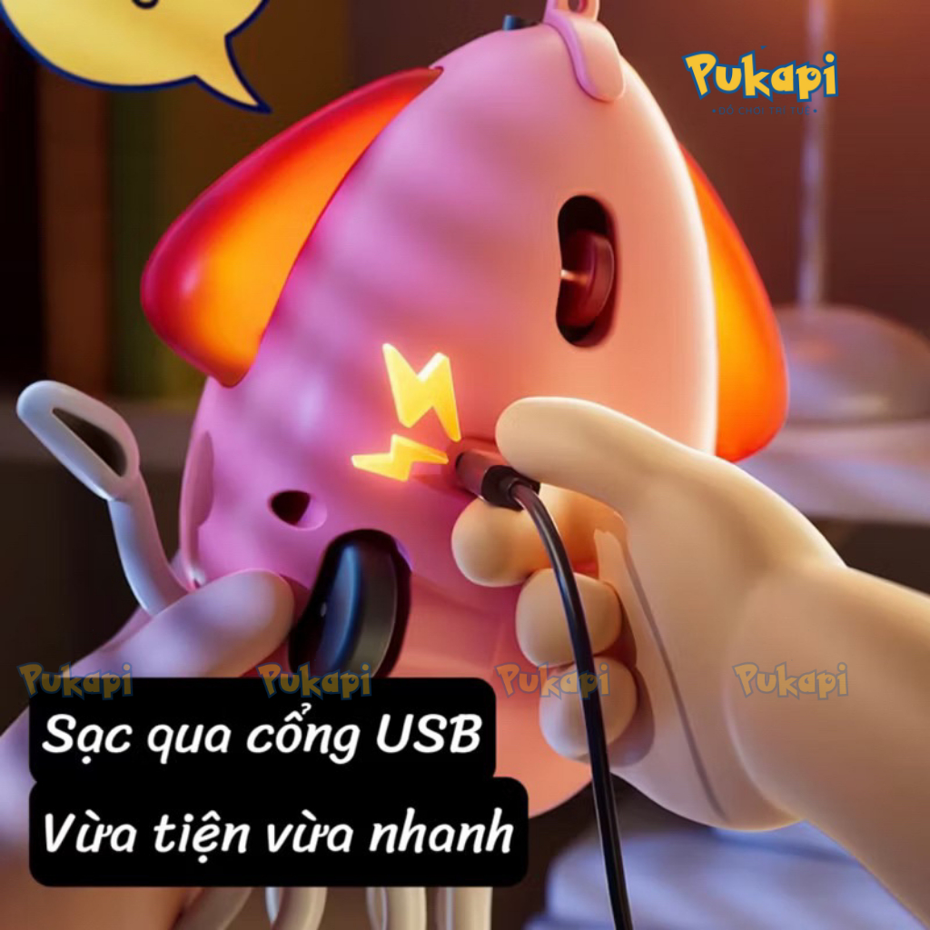 Đồ Chơi Bạch Tuộc Nhảy Múa Khiêu vũ Squid Mực Con Bạch Tuộc Bạch Tuột - Đồ Chơi Cho Bé PUKAPI