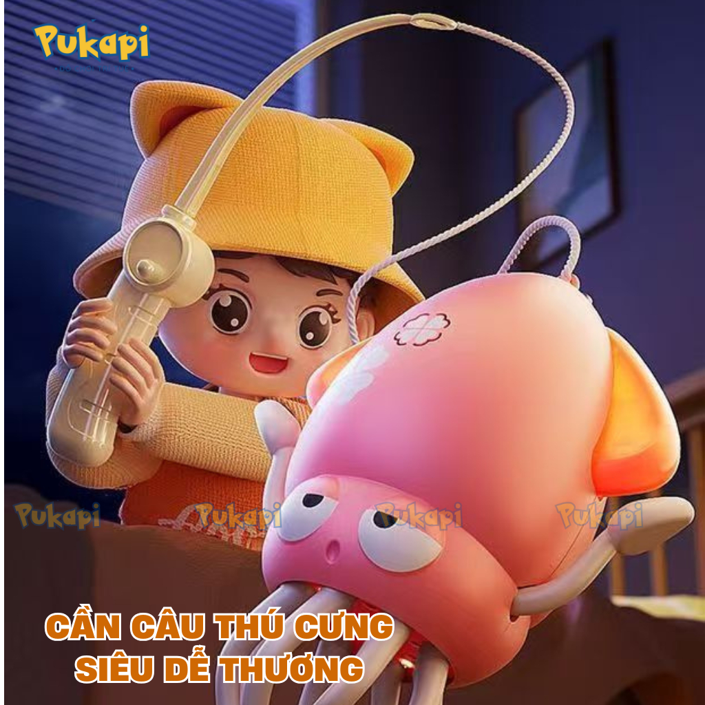 Đồ Chơi Bạch Tuộc Nhảy Múa Khiêu vũ Squid Mực Con Bạch Tuộc Bạch Tuột - Đồ Chơi Cho Bé PUKAPI
