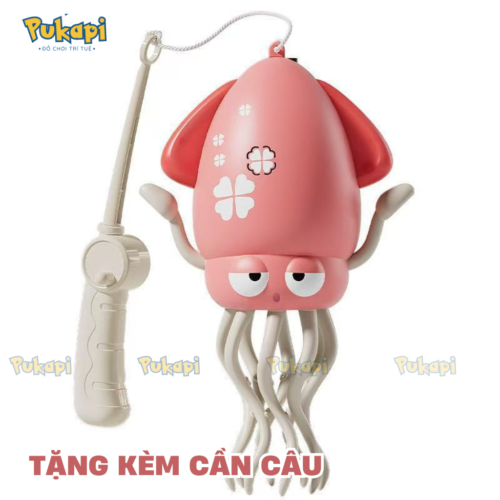 Đồ Chơi Bạch Tuộc Nhảy Múa Khiêu vũ Squid Mực Con Bạch Tuộc Bạch Tuột - Đồ Chơi Cho Bé PUKAPI