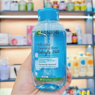 Nước tẩy trang Ganier (xanh) BHA giảm mụn chai 50ml ,125ml