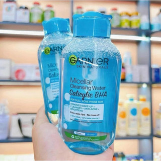 Nước tẩy trang Ganier (xanh) BHA giảm mụn chai 50ml ,125ml