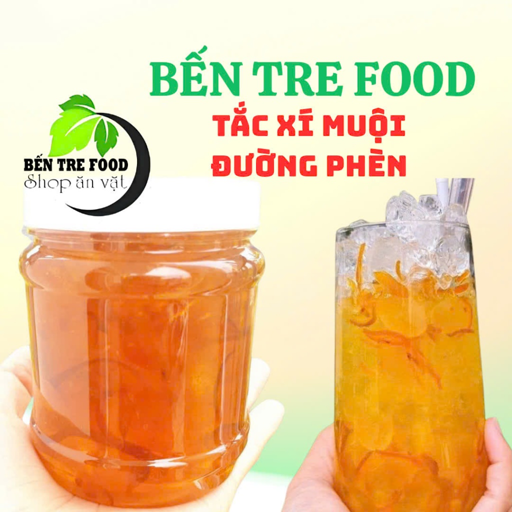 ( MÓN NGON) 1KG  HỦ TẮC XÍ MUỘI QUÊ LÀM KHÔNG CHẤT BẢO QUẢN- ĐẶC SẢN BẾN TRE SHOP