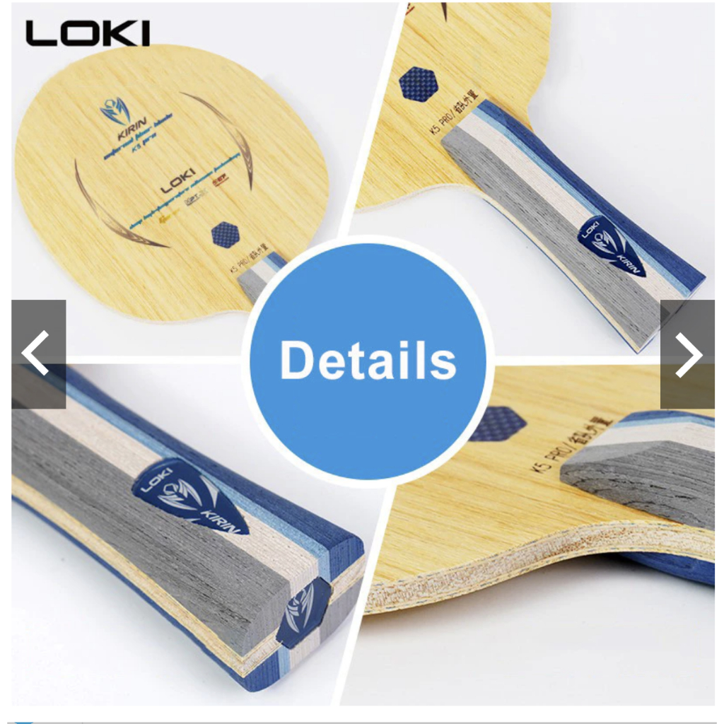 Cốt vợt bóng bàn LOKI K5 PRO chính hãng