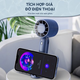 Bảo hành 12 tháng Quạt cầm tay T10 Mini USB: Thiết kế turbo 3 tốc độ, sạc nhanh và dễ dàng