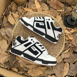 Giày trượt ván bigsize nam nữ dáng thể thao cổ thấp DVS màu đen trắng đế bằng cao cấp , sneaker thời trang độn đế