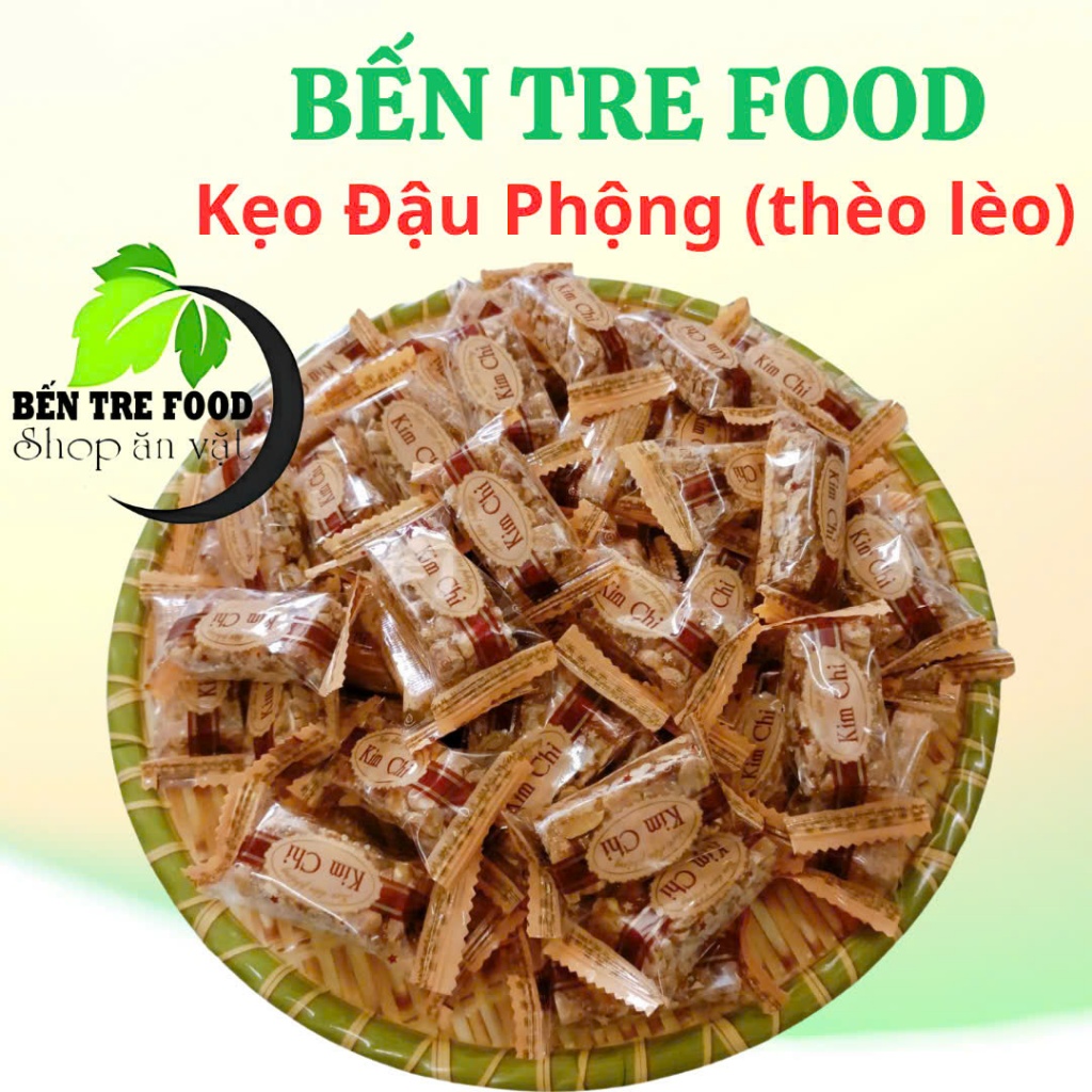 Kẹo đậu phộng (thèo lèo) đặc biệt thơm giòn béo 1kg- Đặc Sản Bến Tre Shop