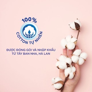 Bông tẩy trang Tippys Classic Make Up Pads tiêu chuẩn châu âu 100% cotton thiên nhiên