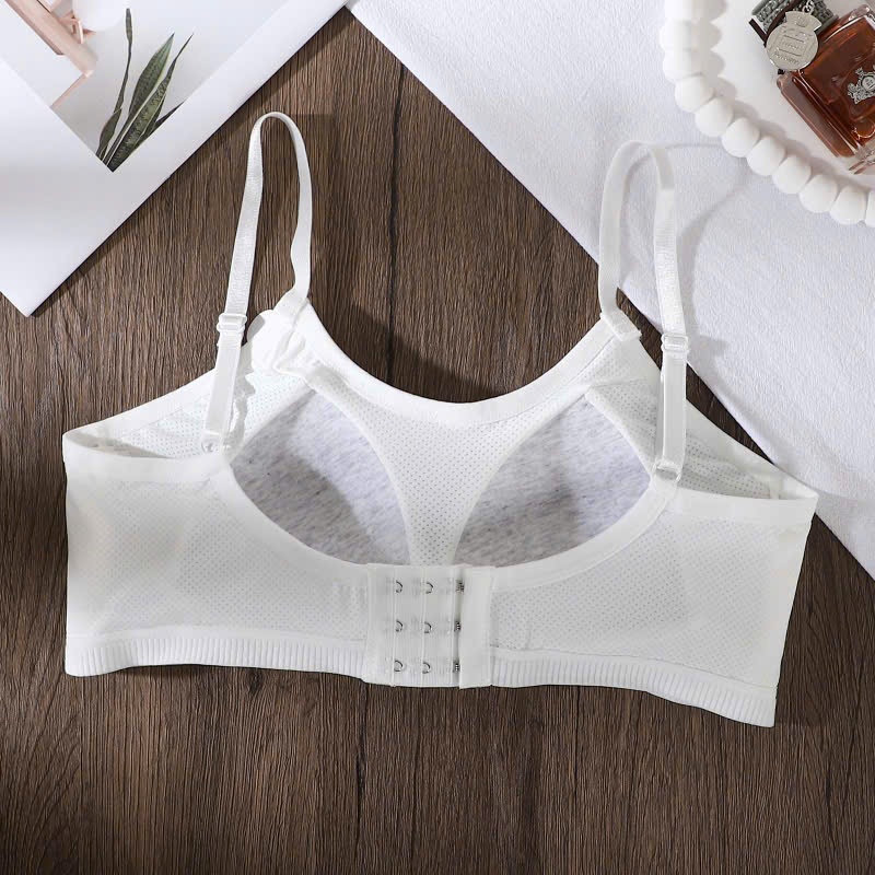 Áo ngực cotton nữ dáng áo lá – Không gọng, thoáng khí 8064