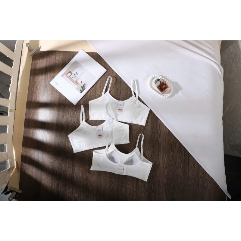 Áo ngực cotton nữ dáng áo lá – Không gọng, thoáng khí 8064