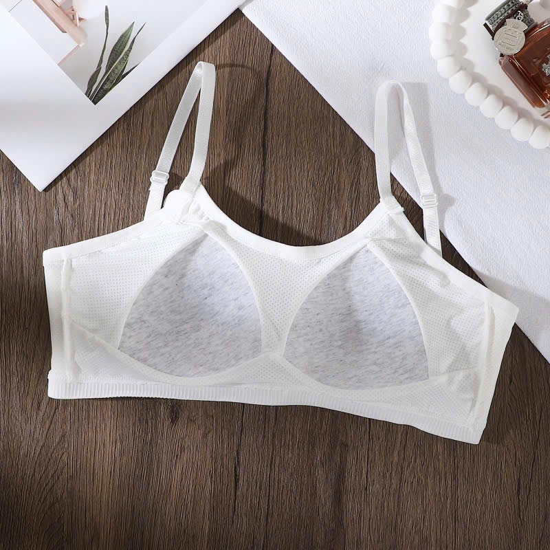 Áo ngực cotton nữ dáng áo lá – Không gọng, thoáng khí 8064