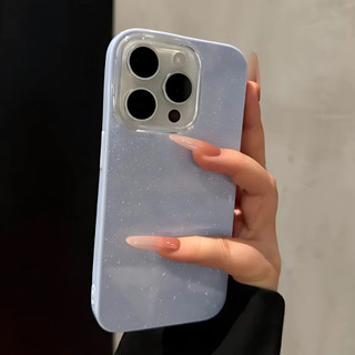 Ốp Lưng iPhone Lấp Lánh Thời Trang Sang Trọng Màu Pastel Cho iPhone X Xs Xsmax 11 15 16 17 Pro Max 12 13 14 Pro Max