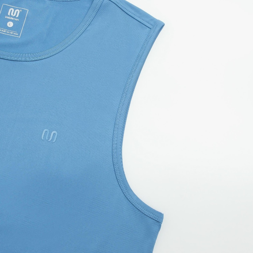 Áo Ba Lỗ Nam Thể Thao Insidemen Active Tanktop Tập Gym Trơn Bóng Co Giãn Năng Động ITL099AS0