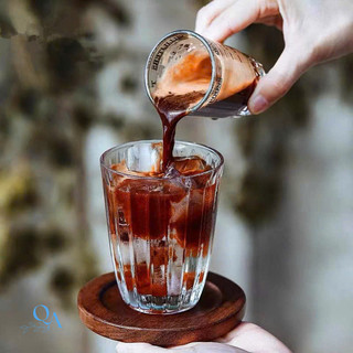 Ly thủy tinh kẻ sọc đơn giản phong cách Nhật Bản Ly cà phê, sinh tố, cocktail 09A miệng loe 330ML