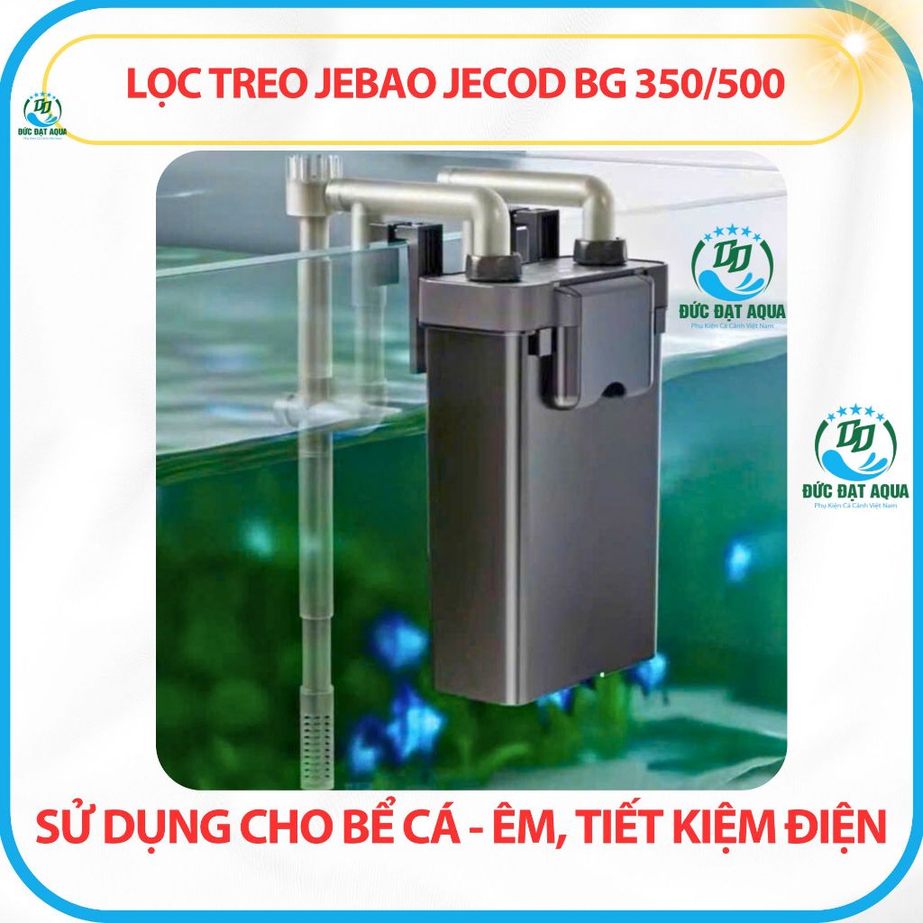 Lọc Treo JEBAO Jecod BG 350/500 - sử dụng được ngay cả khi mực nước thấp - Êm, Tiết Kiệm Điện 4