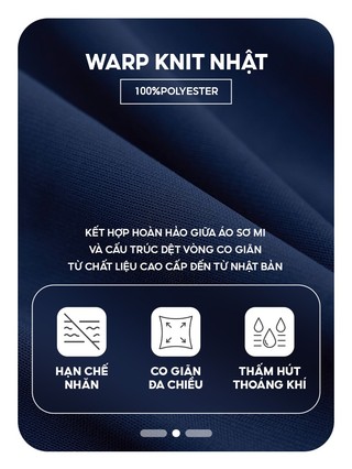 ⚡T5 199K⚡ Áo sơ mi nam YODY business chất liệu Knit co giãn đàn hồi phối nép giấu cúc tinh tế MOSH25S091