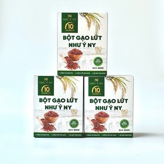 Bột gạo lức Như Ý 800g hỗ trợ giảm cân, lợi sữa, ăn kiêng lành mạnh