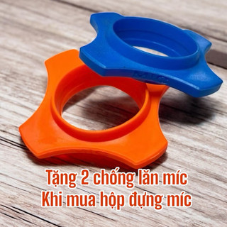 Túi Đựng Micro Karaoke EVA Cứng – Túi Bảo Vệ Micro Chống Va Đập, Có Túi Lưới & Khóa Kéo cao cấp