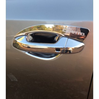 Ốp tay nắm, hõm cửa xe Kia Cerato đời 2019 - 2024 - Mạ Crom cao cấp