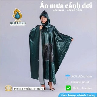 Áo Mưa Dơi Hai Da Có Khẩu Trang  Đi Kèm Có Thể Tháo Rời  - Phù Hợp Cho Cả Nam Và Nữ