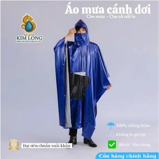 Áo Mưa Dơi Hai Da Có Khẩu Trang  Đi Kèm Có Thể Tháo Rời  - Phù Hợp Cho Cả Nam Và Nữ