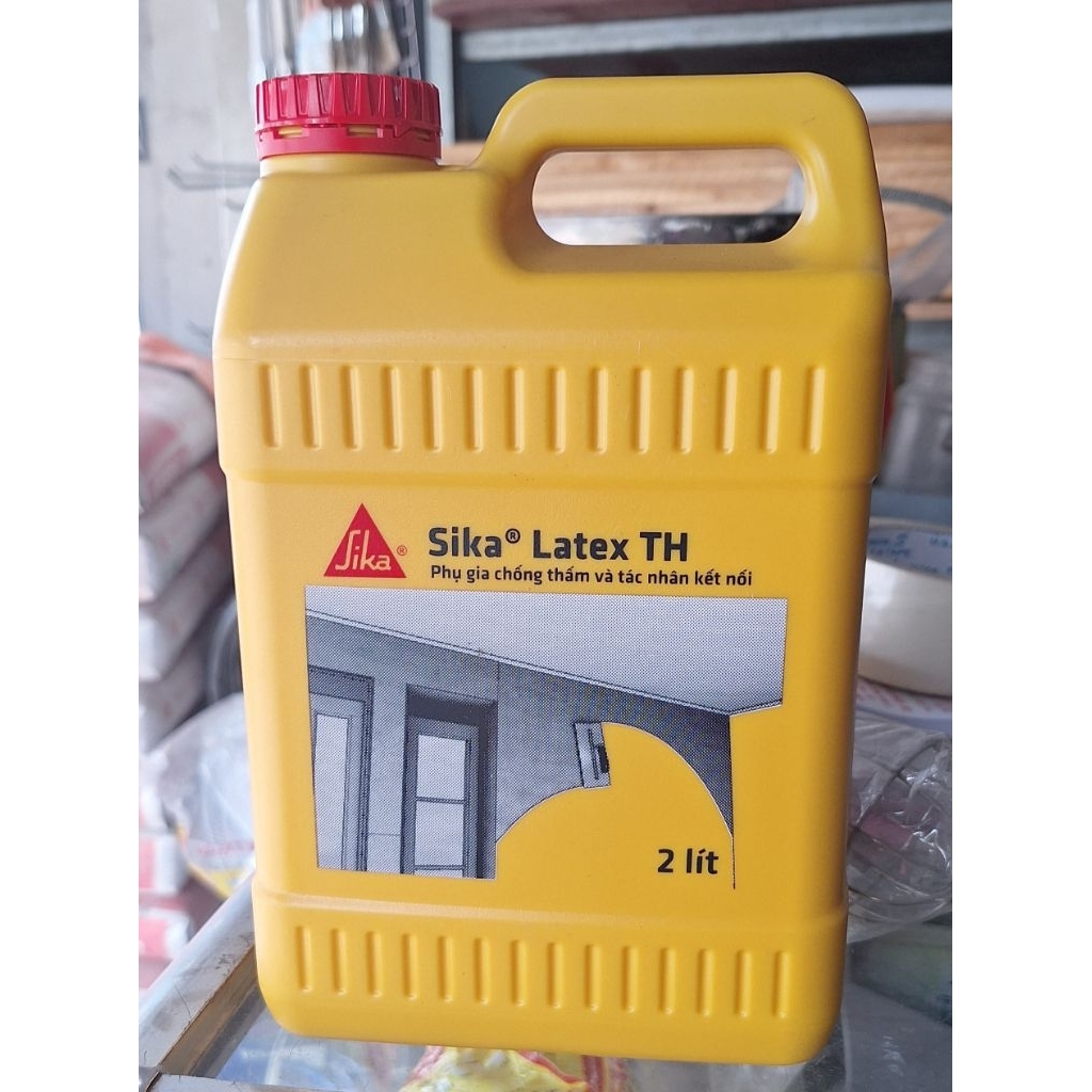 Chống thấm Sika Latex TH can 2 lít (phụ gia chống thấm và tác nhân kết ...