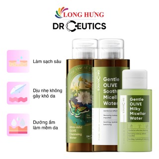 Nước tẩy trang DrCeutics Ultra-Mild/Soothing/Milky Olive Cleansing Water (310ml/480ml/500ml)