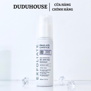Tẩy tế bào chết hóa học Gel AHA 8% Paula’ Choice Skin Perfecting Sáng Da 30ml Duduhouse