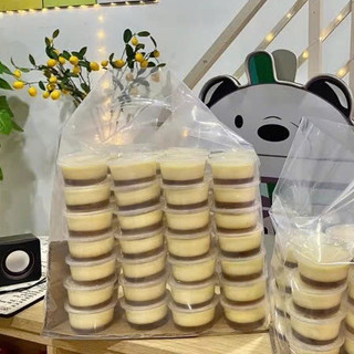 10 Hũ Bánh Flan 6210 Việt Nhật - Hủ Làm Bánh Flan, Caramen Có Nắp Chịu Nhiệt Cam Homeware