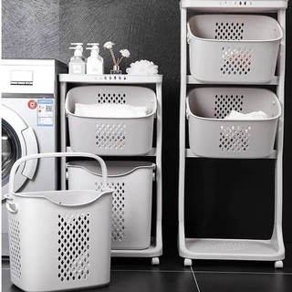 Kệ Đựng Đồ Đa Năng 5567 Việt Nhật Có Bánh Xe Cam HomeWare