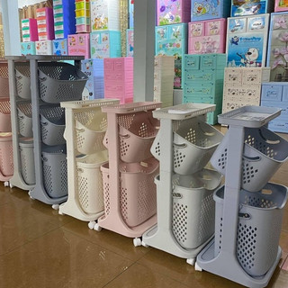 Kệ Đựng Đồ Đa Năng 5567 Việt Nhật Có Bánh Xe Cam HomeWare