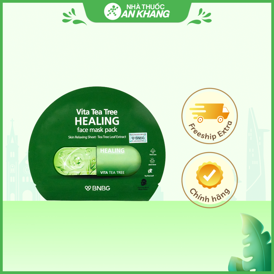 Mặt Nạ BNBG Tràm Trà Giúp Thải Độc Da, Giảm Mụn 30ml