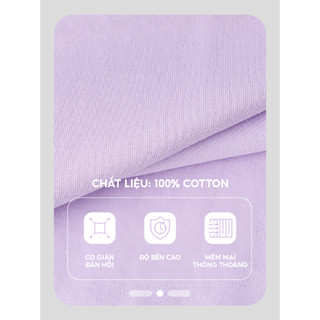 Bộ đồ nữ mặc nhà in chữ YODY sợi cotton tự nhiên thân thiện với da WCST25S064