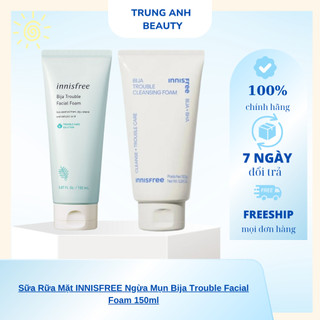 Sữa Rữa Mặt INNISFREE Ngừa Mụn Bija Trouble Facial Foam 150ml