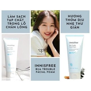 Sữa Rữa Mặt INNISFREE Ngừa Mụn Bija Trouble Facial Foam 150ml