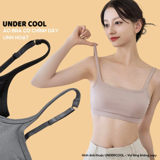Áo Bra Hở Lưng UNDERCOOL Cotton Co Giãn, Có Mút Ngực,Không Gọng Thoải Mái, Dây Chỉnh Size, Mặc Êm Không Lộ AB47