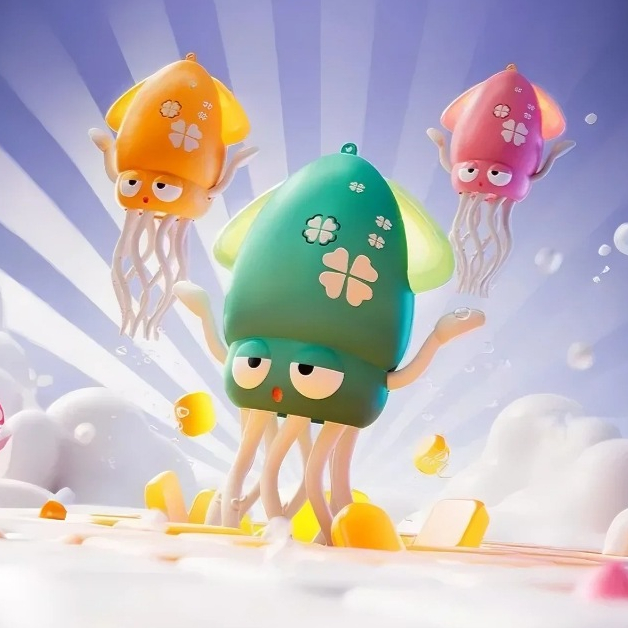Đồ Chơi Bạch Tuộc Nhảy Múa Khiêu vũ Squid Mực Hot Trend Mực Xoay Di Chuyển Lắc Lư- Đồ Chơi PUPU HOUSE