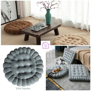 Đệm ngồi bệt vải nhung cao cấp kiểu nhật 45*45cm