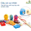 Đồ Chơi Phát Triển Trí Tuệ Bằng Gỗ BỐ KHỦNG LONG Bảng Gỗ Học Chữ Cái Số Đếm Câu Cá Xếp Hình Học Cho Bé Từ 2 Đến 6 Tuổi