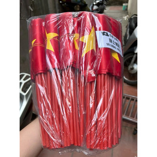 [GIAO NGẪU NHIÊN CÁN ĐỎ/ VÀNG] 100 50 chiếc cờ vẫy 1 mặt 2 mặt  cờ Tổ quốc Cờ đỏ sao vàng mừng 2/9 khai giảng