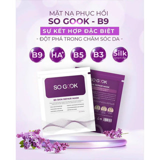 [HÀNG CÔNG TY] Mặt nạ cấp ẩm phục hồi căng bóng da B9 So Gook (1 hộp 10 miếng)