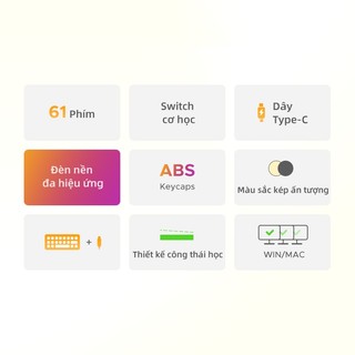 UGREEN Bàn phím cơ mini có dây